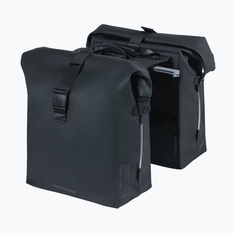 Geantă de bicicletă  Basil Soho Nordlicht Double Bag MIK 41 l black 2