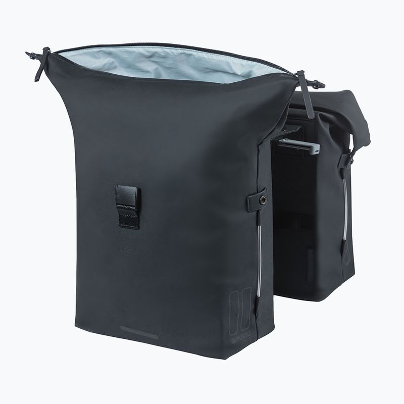 Geantă de bicicletă  Basil Soho Nordlicht Double Bag MIK 41 l black 4