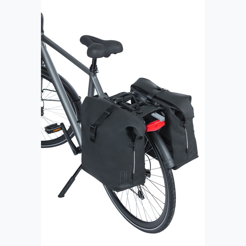 Geantă de bicicletă  Basil Soho Nordlicht Double Bag MIK 41 l black 7
