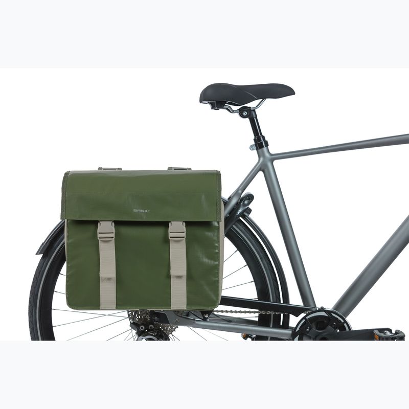 Genți de ciclism Basil Urban Load Double Bag 53 l green/sand 6