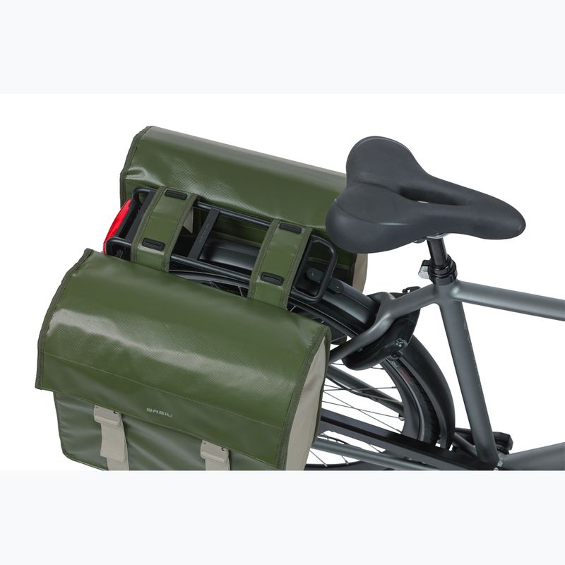 Genți de ciclism Basil Urban Load Double Bag 53 l green/sand 7