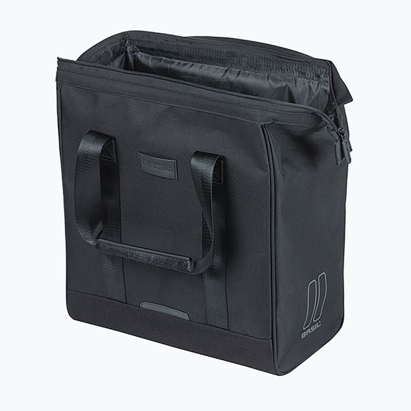 Geantă de bicicletă Basil City Grand Shopper MIK Hooks 23 l black 5