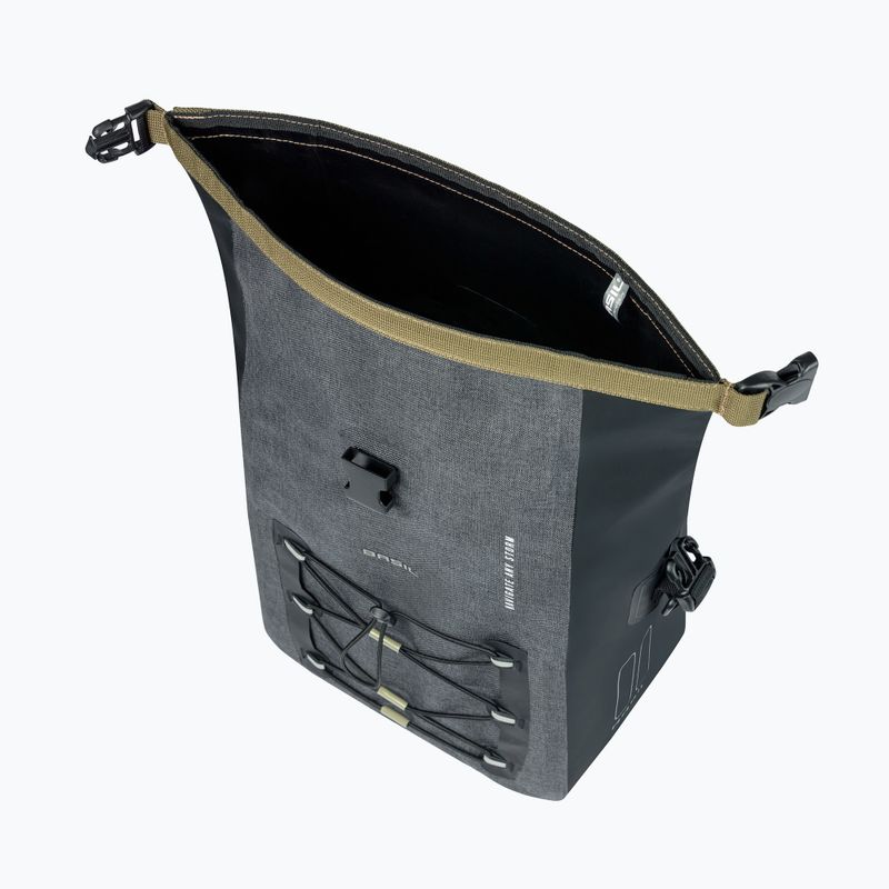 Geantă de bicicletă  Basil Navigator Storm Hook On 12-15 l grey/black 5