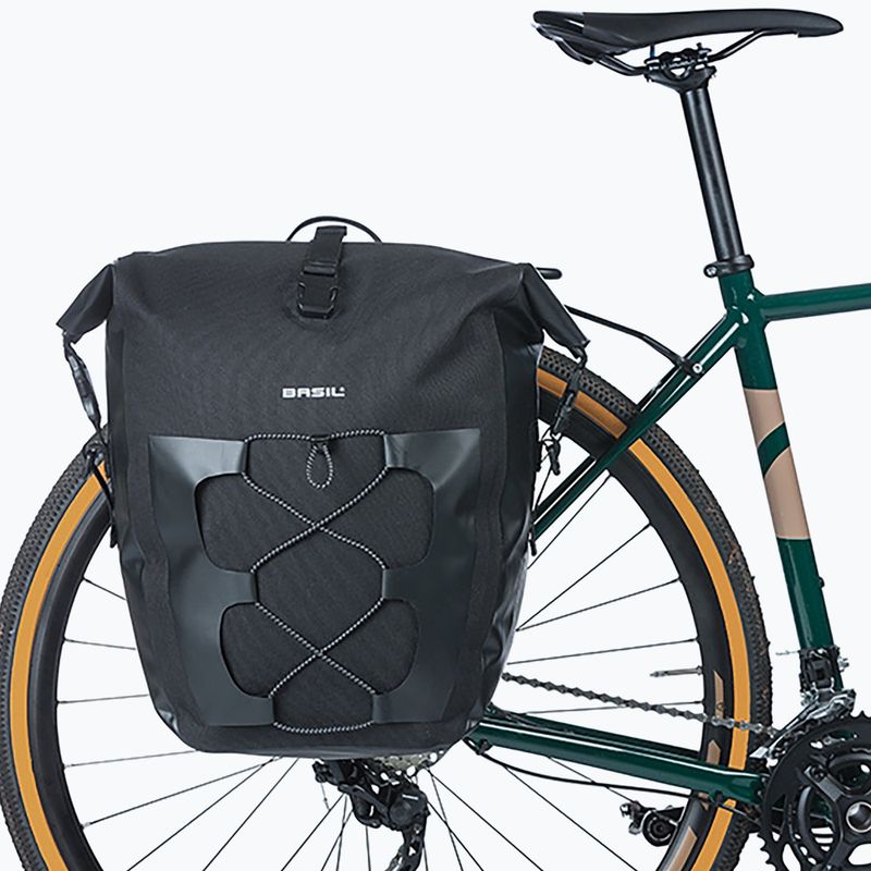Geantă de bicicletă Basil Navigator Waterproof Single Bag MIK Hooks 25-31 l black 5
