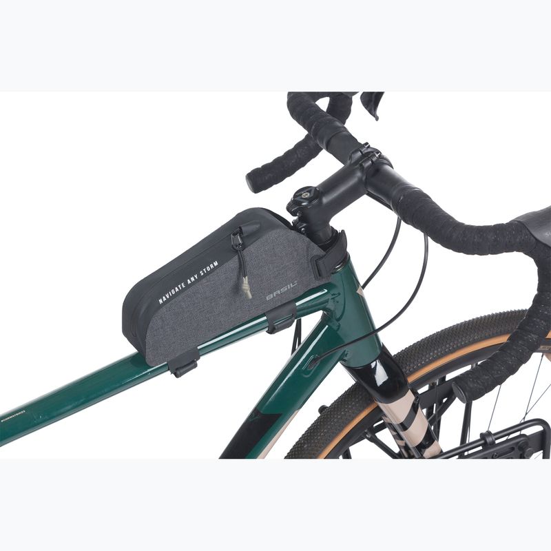 Geantă de ciclism pentru cadru Basil Navigator Storm Frame Bag 0,8 l black 6