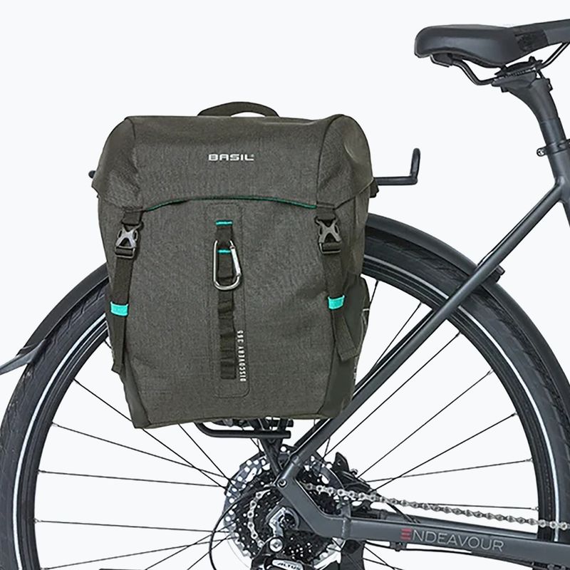 Geantă de bicicletă Basil Discovery 365D Single Bag MIK Hooks 9 l black mélange 5
