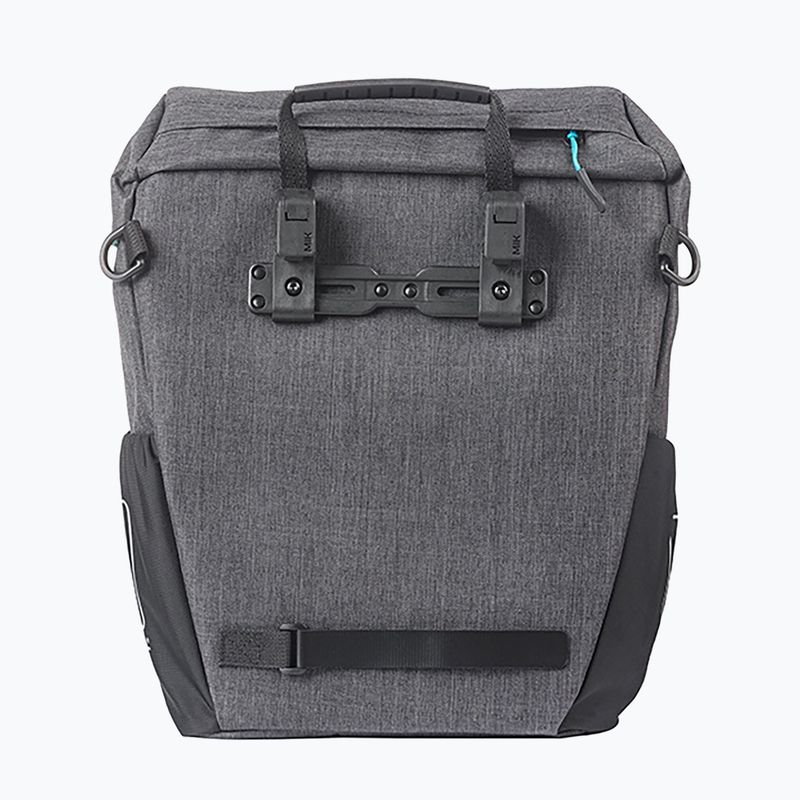Geantă de bicicletă Basil Discovery 365D Single Bag MIK Hooks 20 l black mélange 3