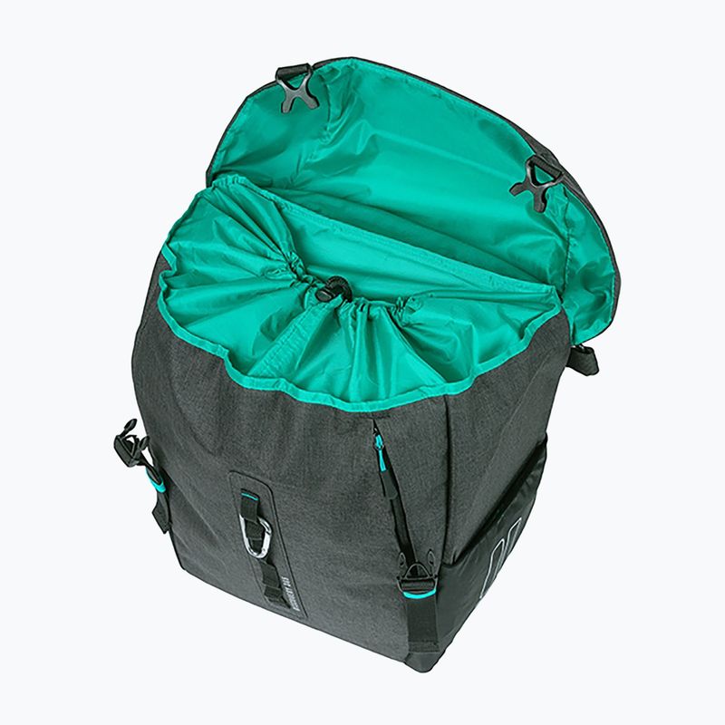 Geantă de bicicletă Basil Discovery 365D Single Bag MIK Hooks 20 l black mélange 4