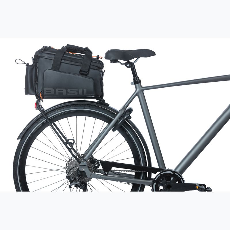 Geantă de bicicletă pentru portbagaj Basil Miles Tarpaulin XL Pro 9-36 l black/orange 9