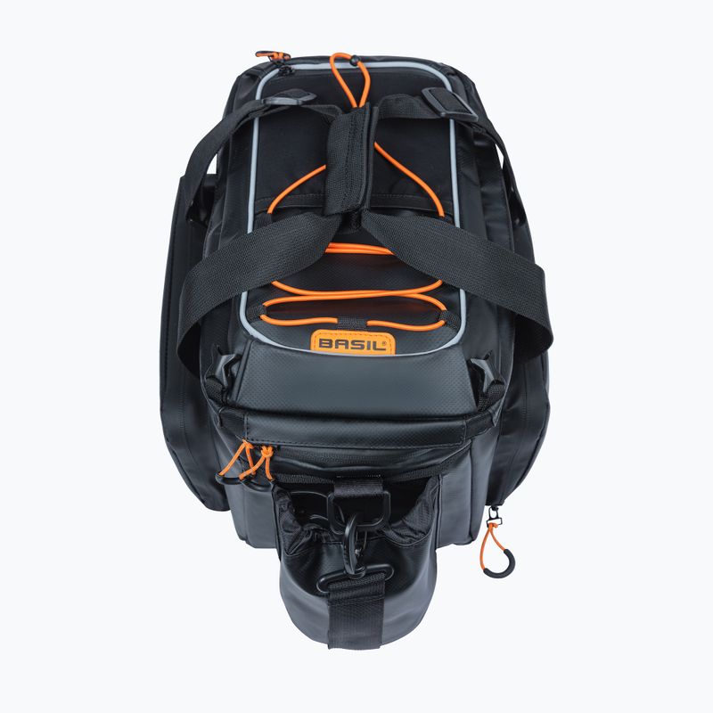 Geantă de bicicletă pentru portbagaj Basil Miles Tarpaulin XL Pro MIK 9-36 l black/orange 3