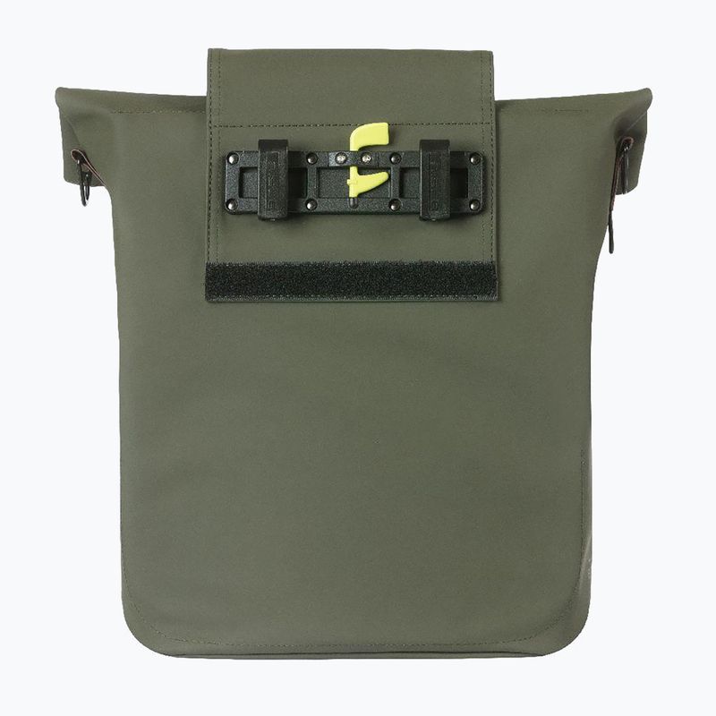 Geantă de ciclism pe portbagaj Basil City Shopper Vegan Leather 16 l moss green 3