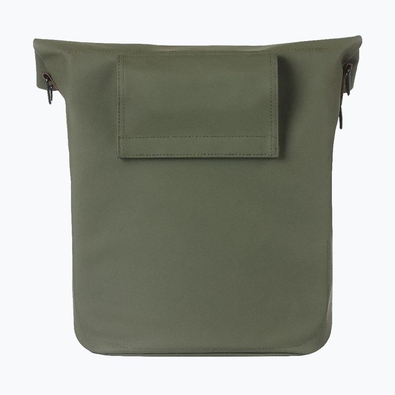 Geantă de ciclism pe portbagaj Basil City Shopper Vegan Leather 16 l moss green 4