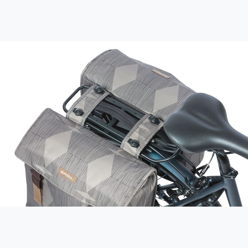 Geantă de bicicletă  Basil Elegance Double Bag MIK 40-49 l chateau taupe 6