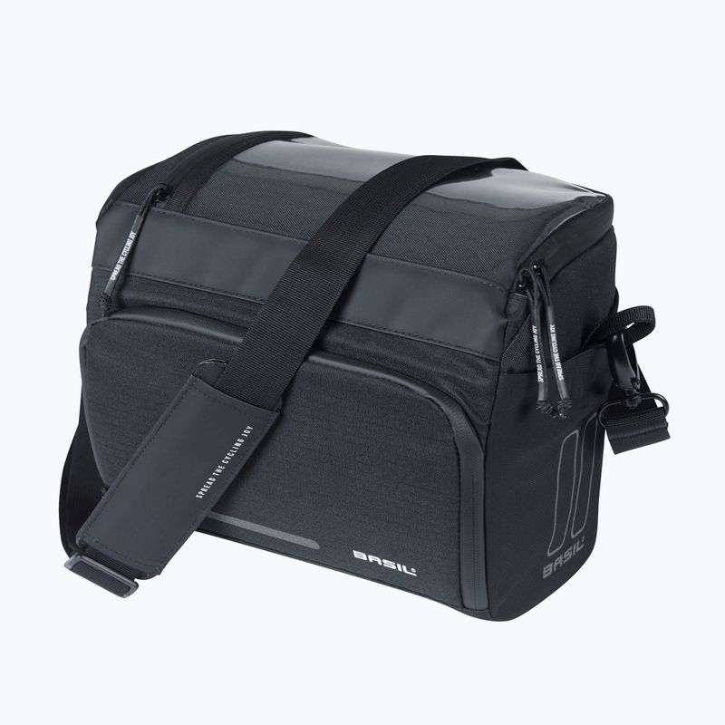 Geantă de ciclism pentru ghidon Basil Move Handlebar Bag + płyta adaptera KF 7-8 l black 3