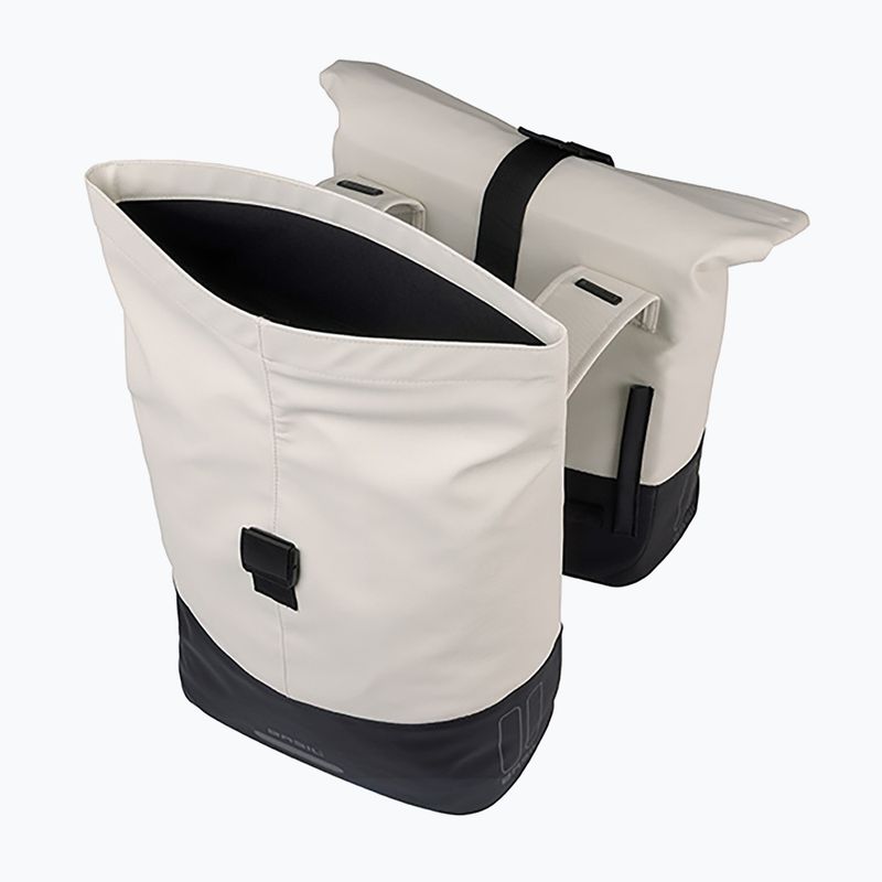 Geantă de bicicletă Basil Cove Double Pannier Bag 32 l off white/black 5