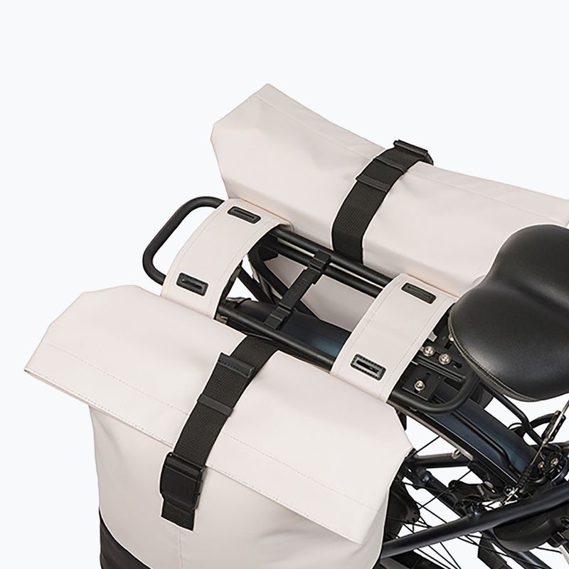 Geantă de bicicletă Basil Cove Double Pannier Bag 32 l off white/black 7