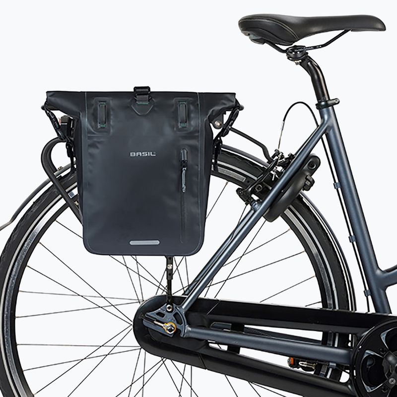 Geantă de bicicletă Basil Rivo M Single Bag MIK Hooks 12-15 l black 5