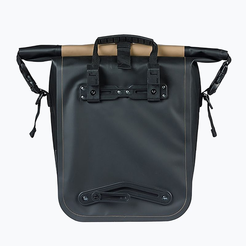 Geantă de bicicletă Basil Rivo M Single Bag MIK Hooks 12-15 l sand/black 4