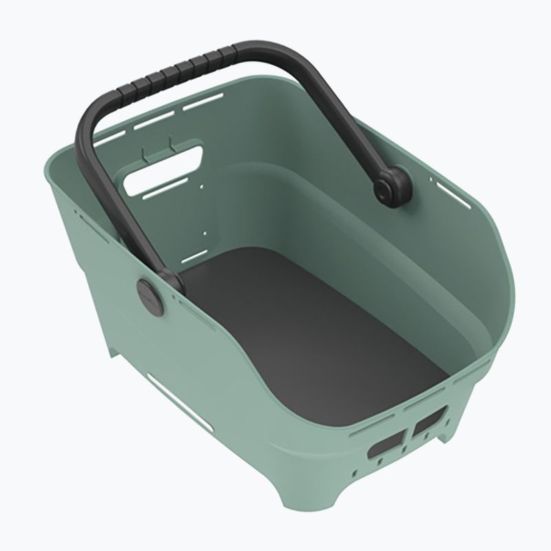 Coș de bicicletă spate Basil Cento Neo MIK silvergreen 2