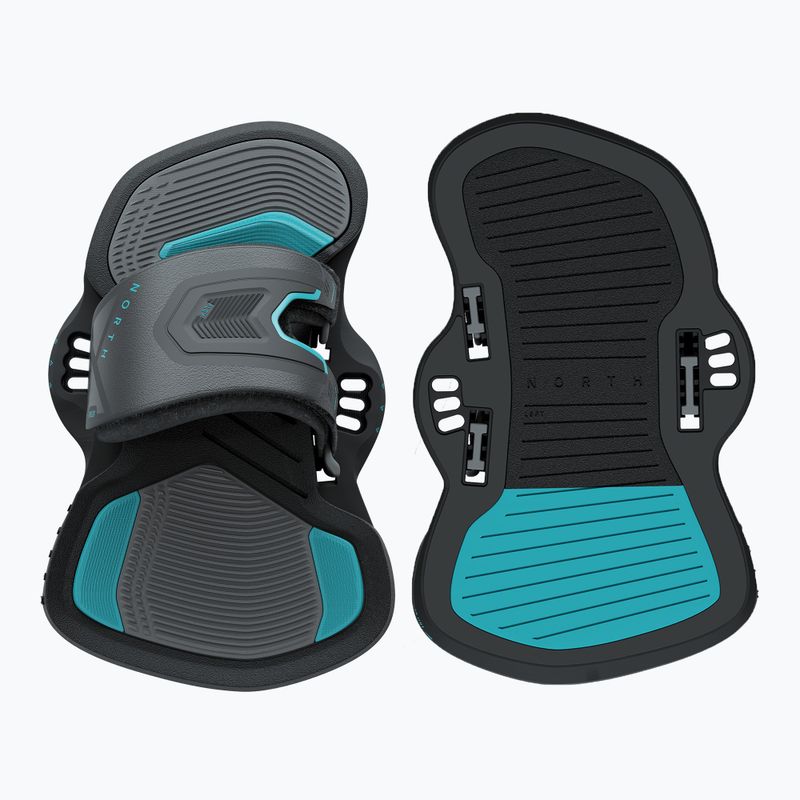 North Kiteboarding Footstraps Flex Bindings negru NK41119 3