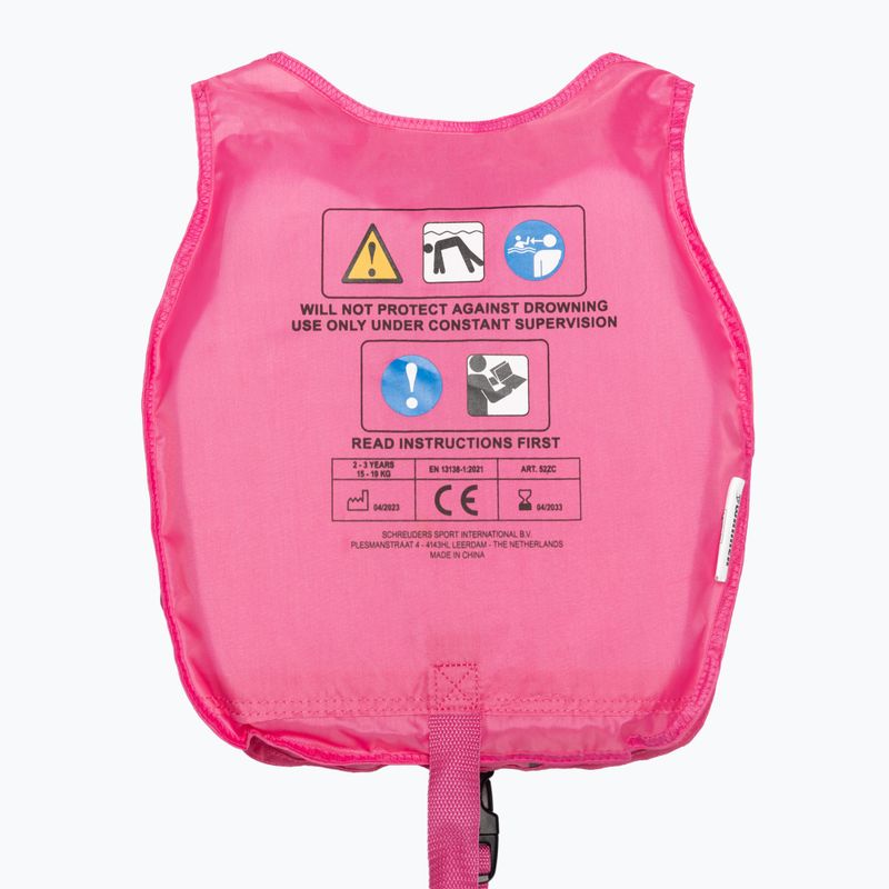 Vestă de înot pentru copii Waimea Flaming różowa 7