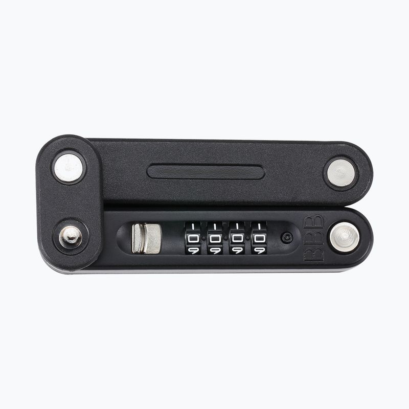 Lacăt pentru bicicletă BBB Cycling CodeFold black 3