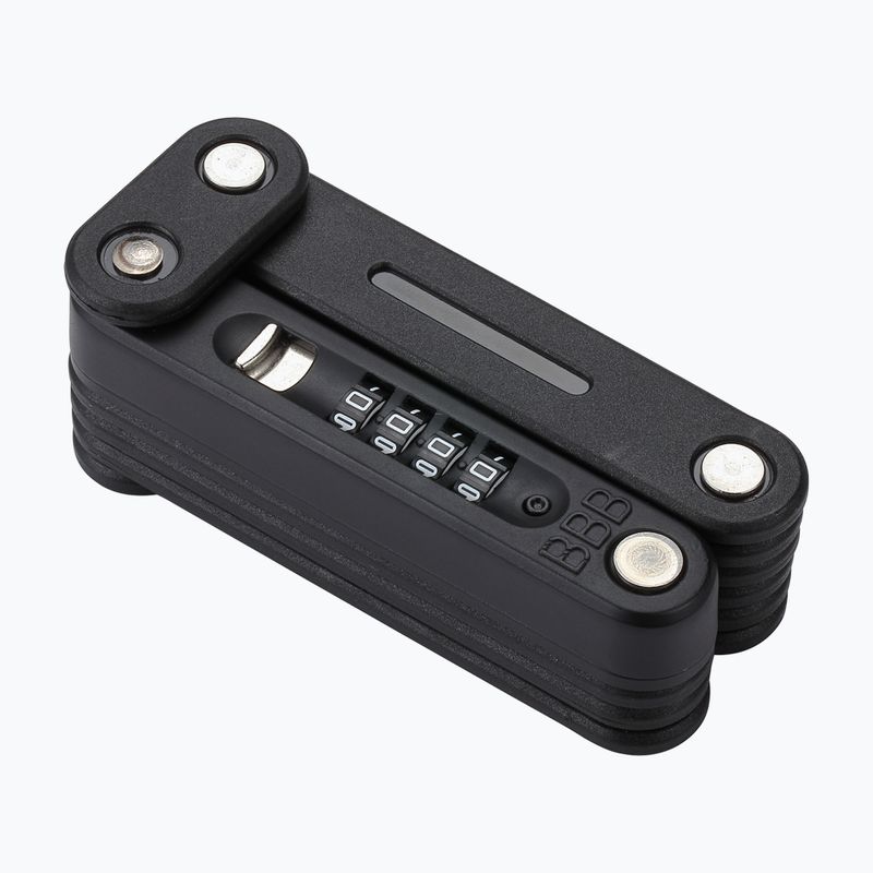 Lacăt pentru bicicletă BBB Cycling CodeFold black 4