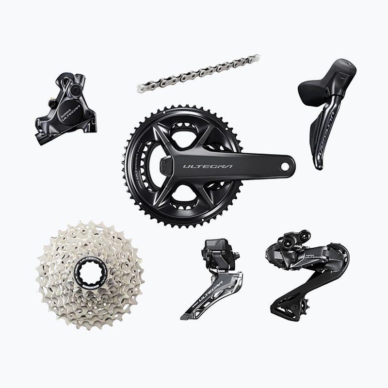 Set de componente Shimano R8170P Ultegra Di2 cu contor de putere 172.5 frâne pe disc 50x34T/11-30
