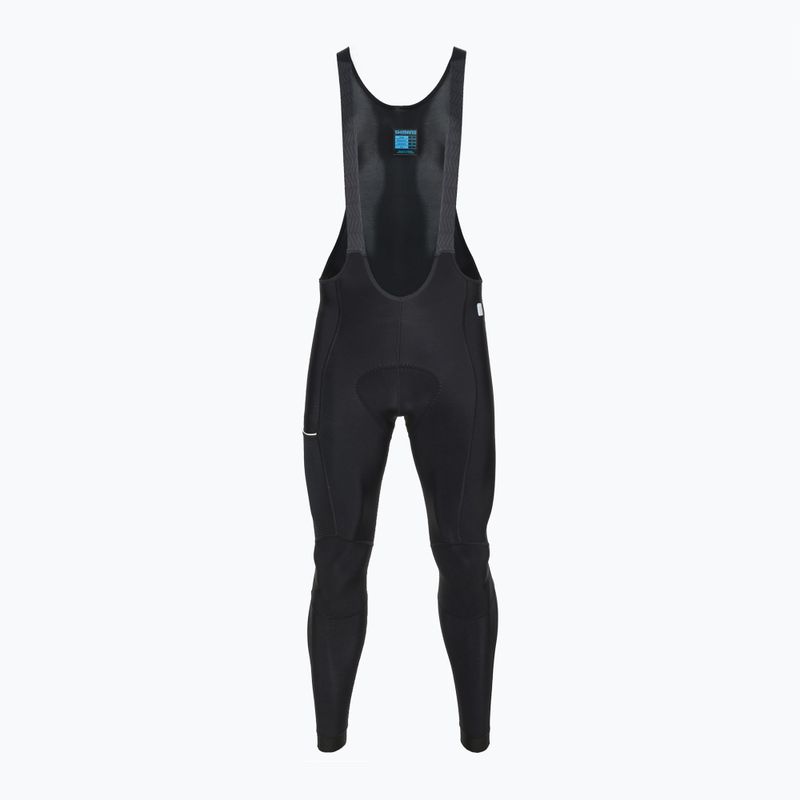 Pantaloni de ciclism pentru bărbați Shimano Evolve Bib Tights negru PCWPAPWVE15ML0108