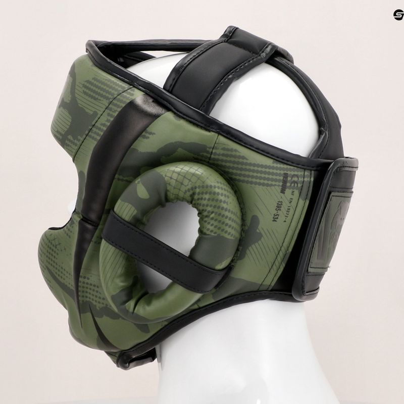 Cască de box Venum Elite kaki camuflaj kaki 7
