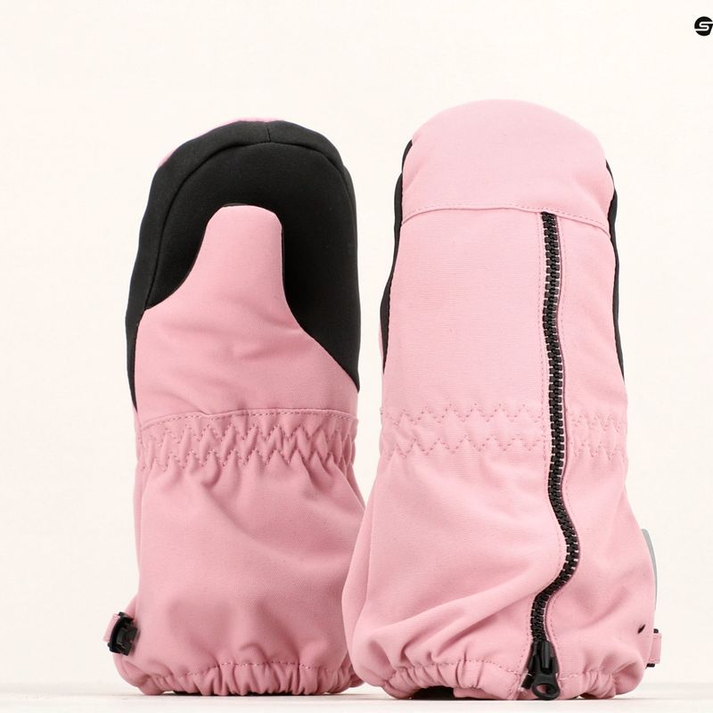 Reima Tepas Mittens mănuși de schi pentru copii gri roz 12