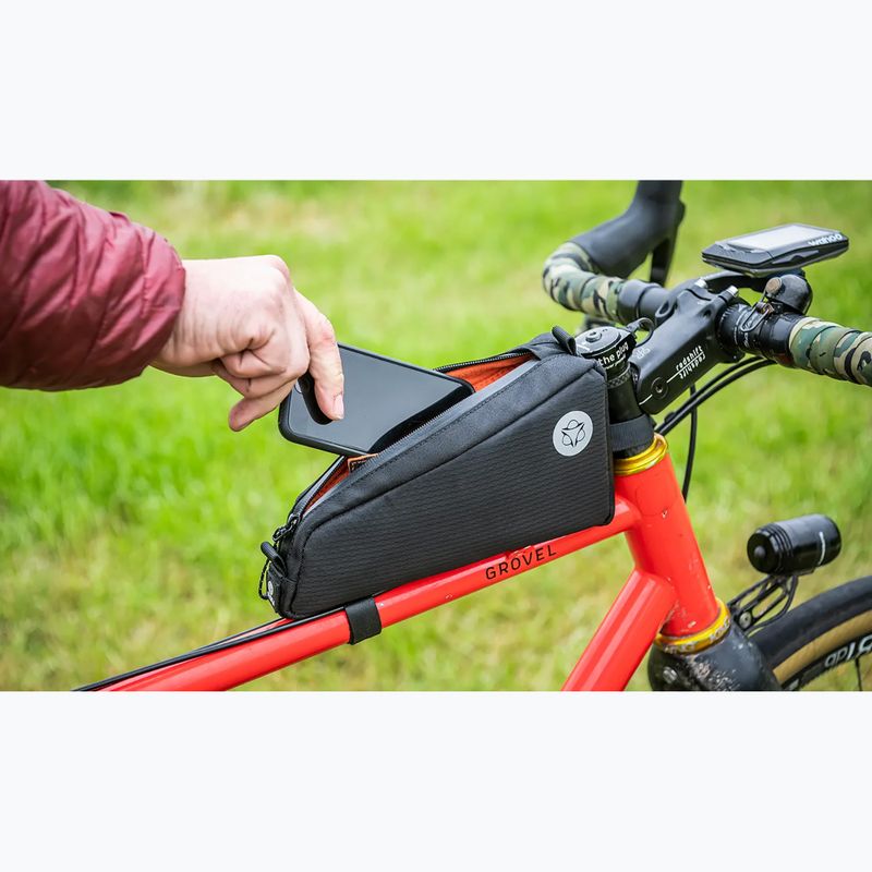 Geantă de bicicletă pentru cadru AGU Venture Top-Tube Frame Bag 0,7 l black 7