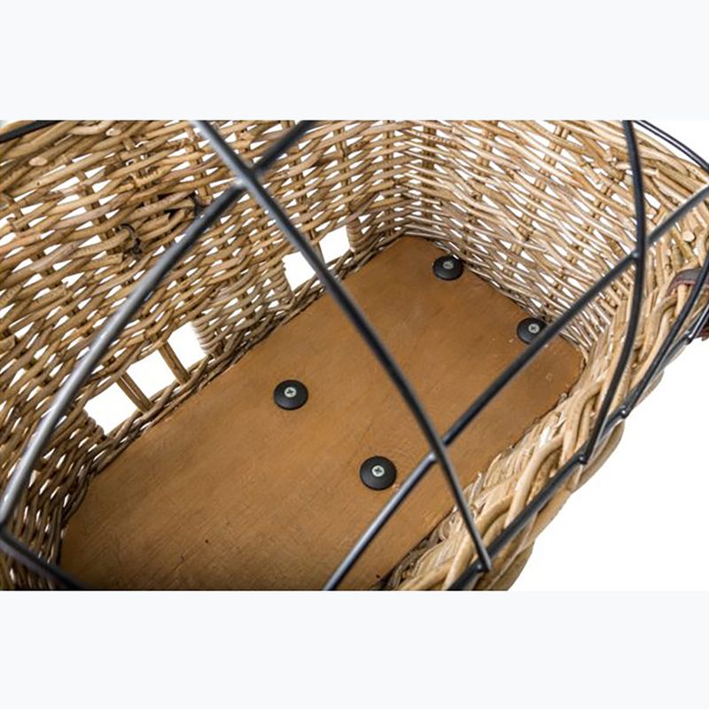 Coș de bicicletă spate FastRider Jale Rattan Dog Bike Basket Klickfix 57 l naturel 4