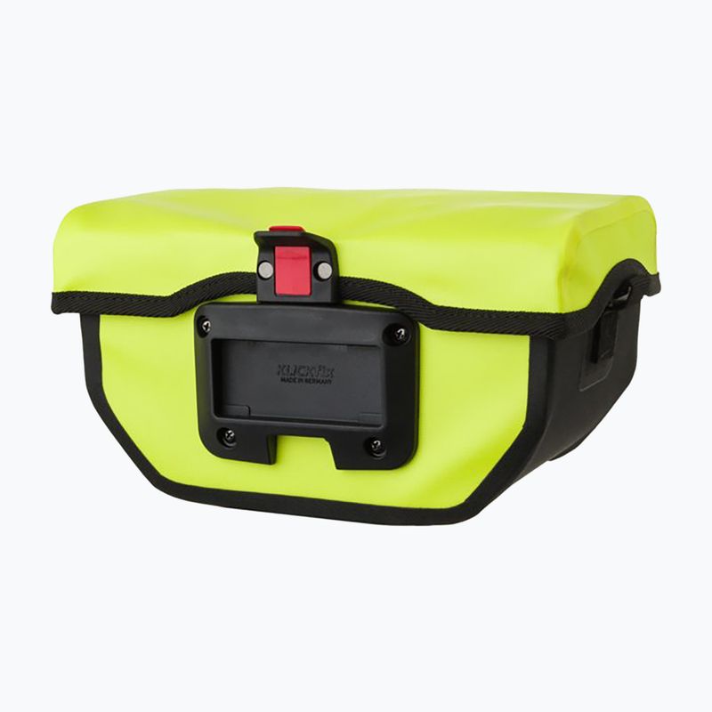 Geantă de bicicletă pentru ghidon AGU Clean Handlebar Bag Klickfix M 5 l neon yellow 2