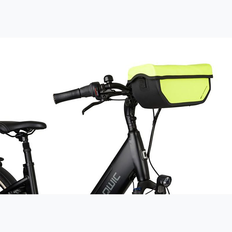 Geantă de bicicletă pentru ghidon AGU Clean Handlebar Bag Klickfix M 5 l neon yellow 6