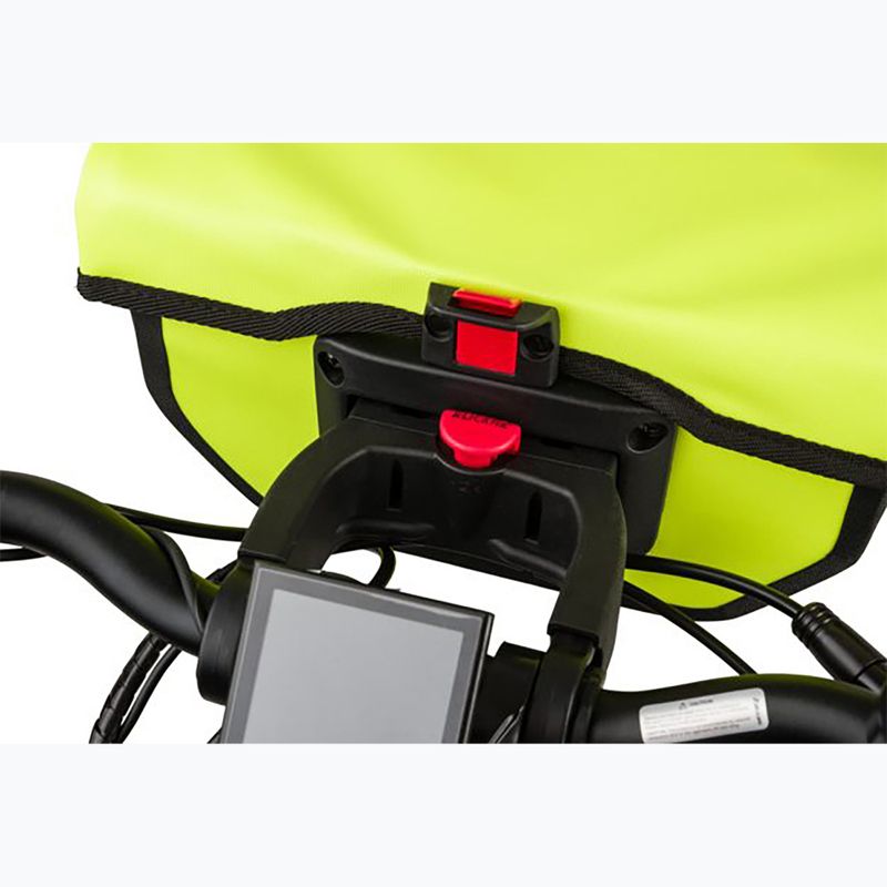 Geantă de bicicletă pentru ghidon AGU Clean Handlebar Bag Klickfix M 5 l neon yellow 7
