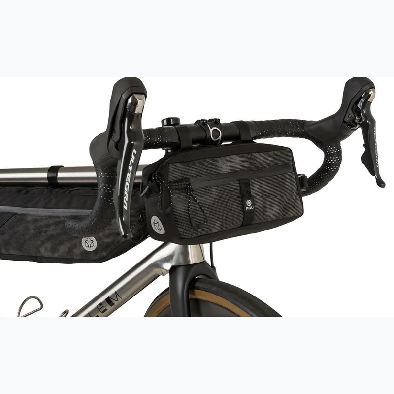 Geantă de bicicletă pentru ghidon AGU Venture Bar Bag Handlebar Bag 2 l reflective mist 3