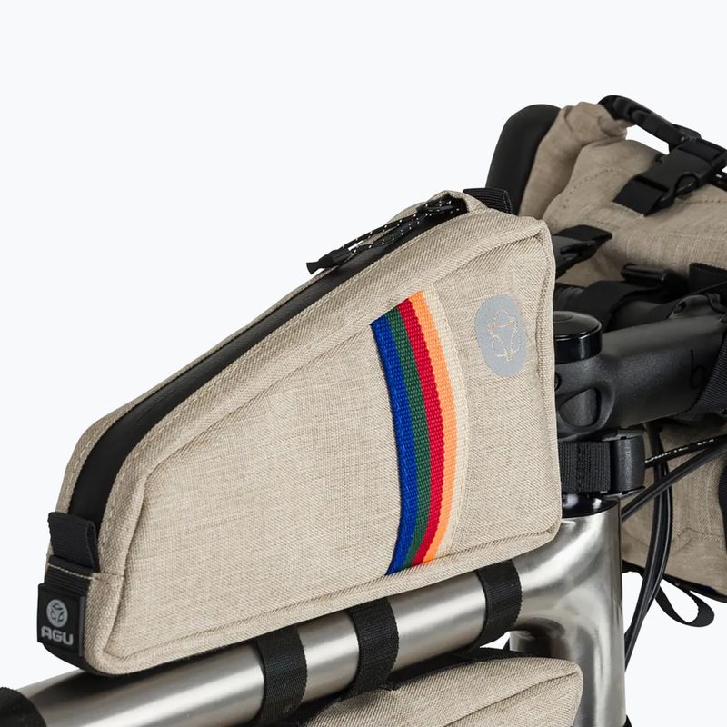 Geantă de bicicletă pentru cadru AGU Venture Top-Tube Frame Bag 0,7 l vintage 4