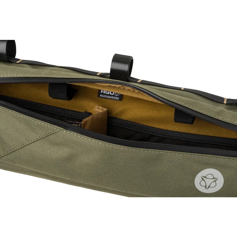 Geantă de bicicletă pentru cadru AGU Venture Tube Frame Bag S 3 l army green 4