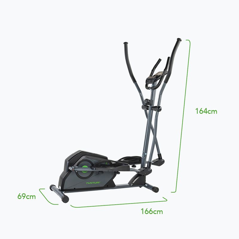 Bicicletă eliptică Tunturi Crosstrainer Cardio Fit C30 black 9