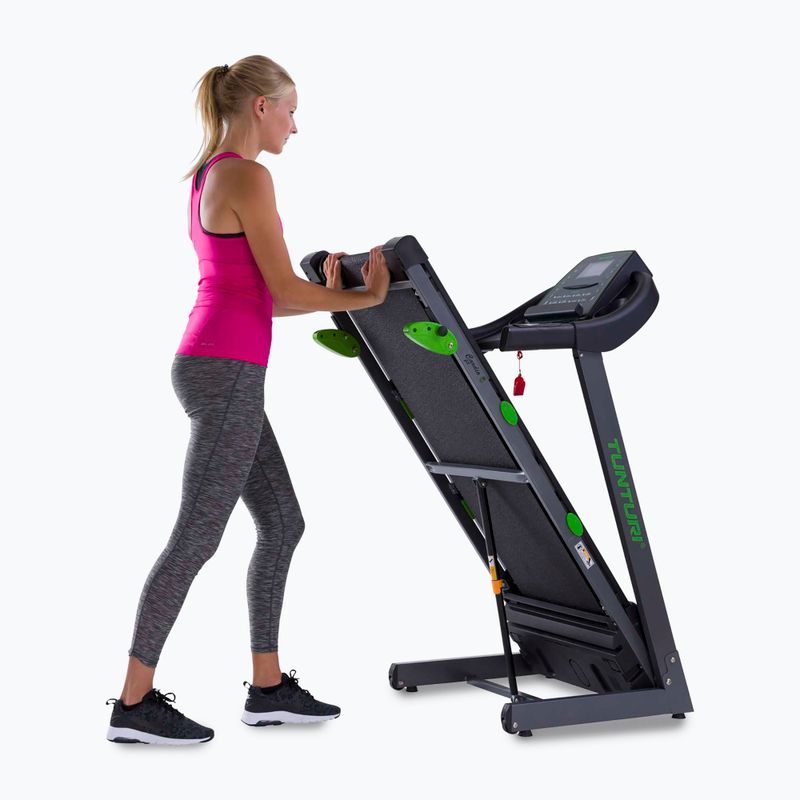 Bandă de alergare electrică Tunturi Cardio Fit T30 black 11