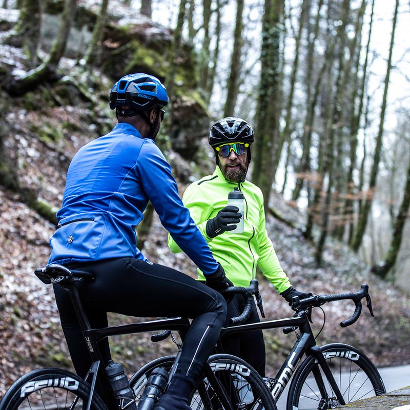 Geacă de ciclism pentru bărbați Rogelli Pesaro 2.0 fluor yellow/black 9