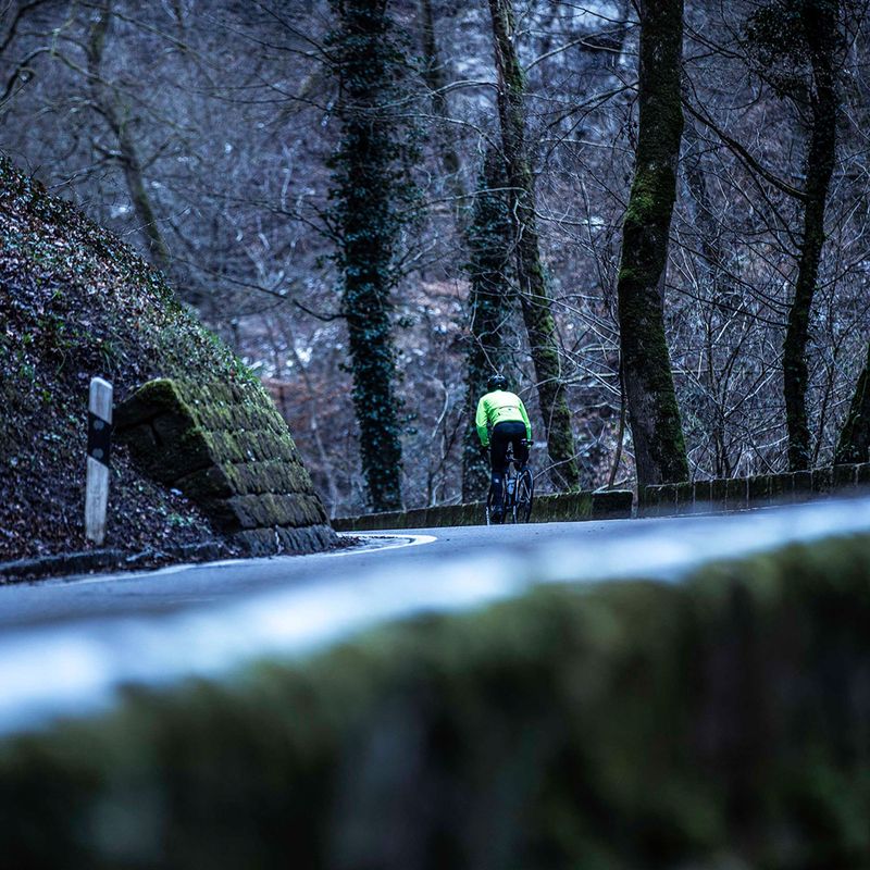 Geacă de ciclism pentru bărbați Rogelli Pesaro 2.0 fluor yellow/black 10