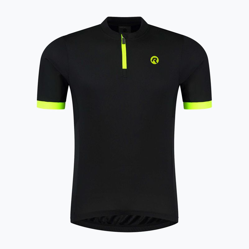 Rogelli Perugia 2.0 tricou de ciclism pentru bărbați negru/fluor 3