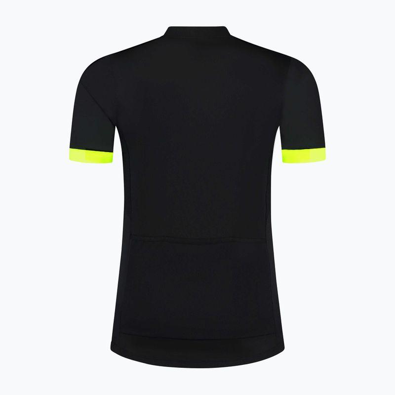 Rogelli Perugia 2.0 tricou de ciclism pentru bărbați negru/fluor 4