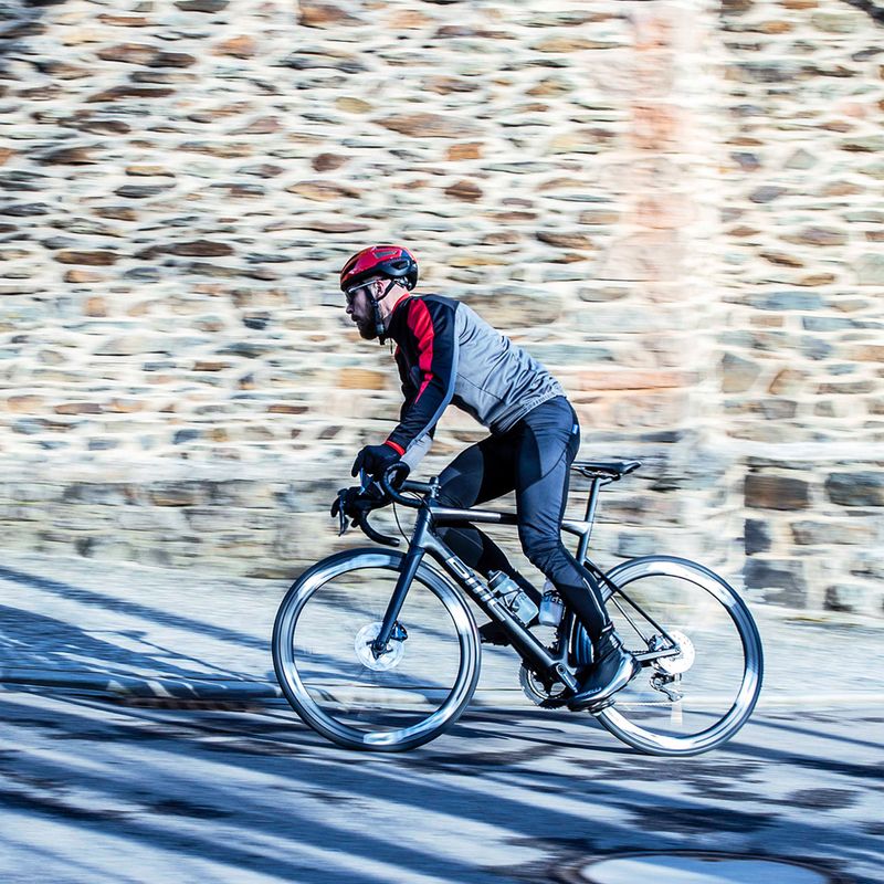 Pantaloni de ciclism pentru bărbați Rogelli Artico Bib Tight black 6