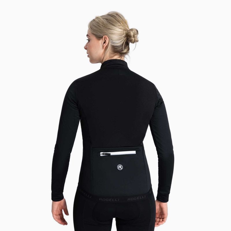 Geacă de ciclism pentru femei Rogelli Pesara Winter W black/white 3