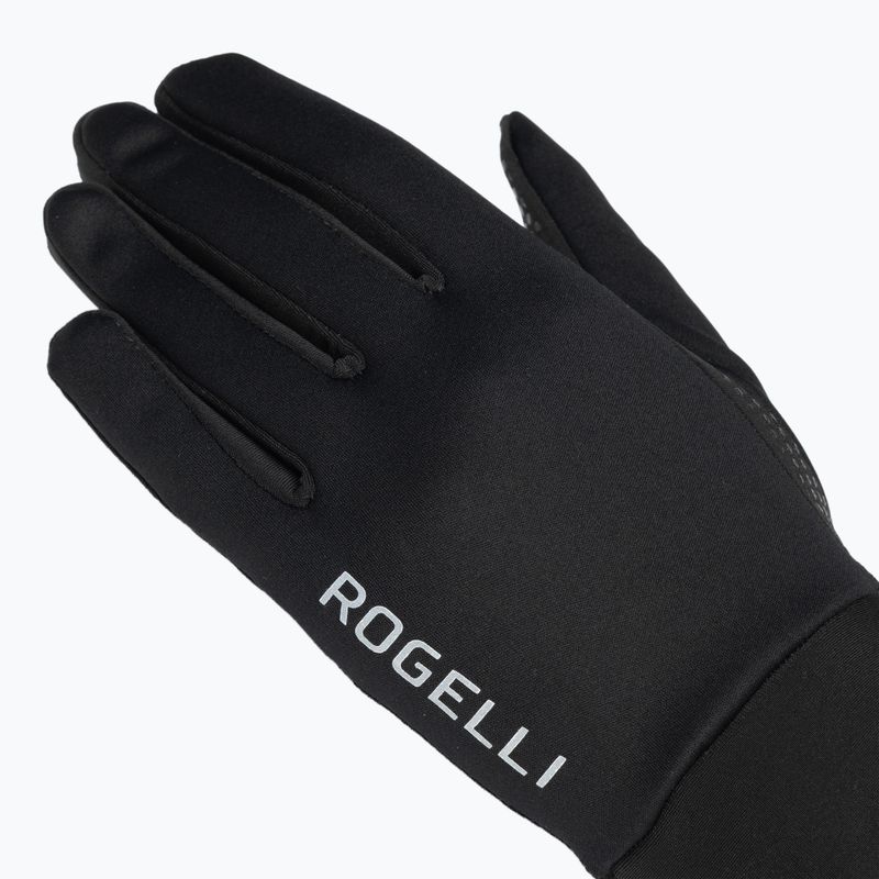 Mănuși de ciclism pentru femei Rogelli Laval Mid Season LW Windproof black 4
