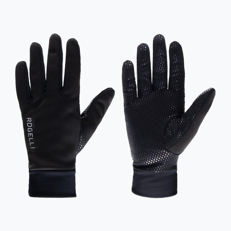 Mănuși de ciclism pentru femei Rogelli Laval Mid Season LW Windproof black 6