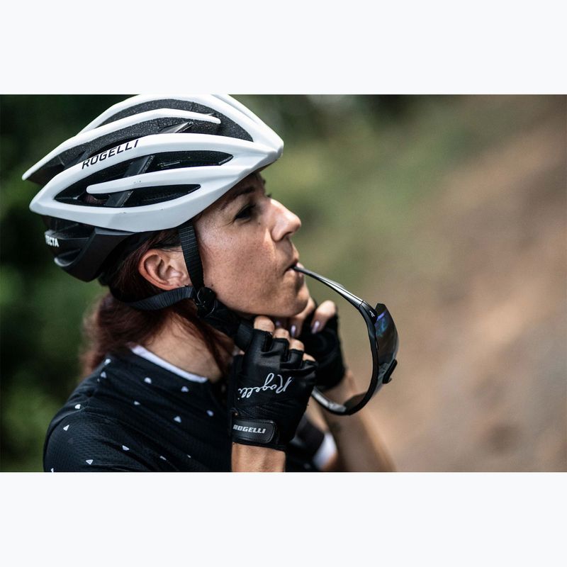 Cască de bicicletă Rogelli Tecta white/black 9